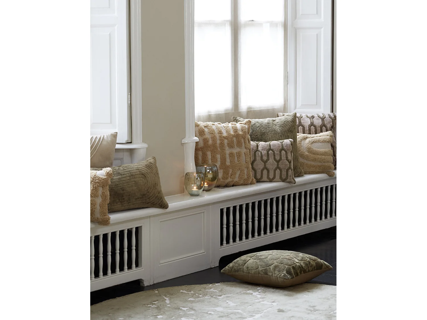 Coussin ZIRAFI - 45x45cm - Vert