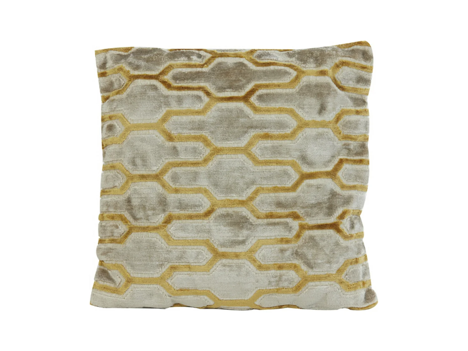 Coussin JEMBANA - 45x45cm - Jaune