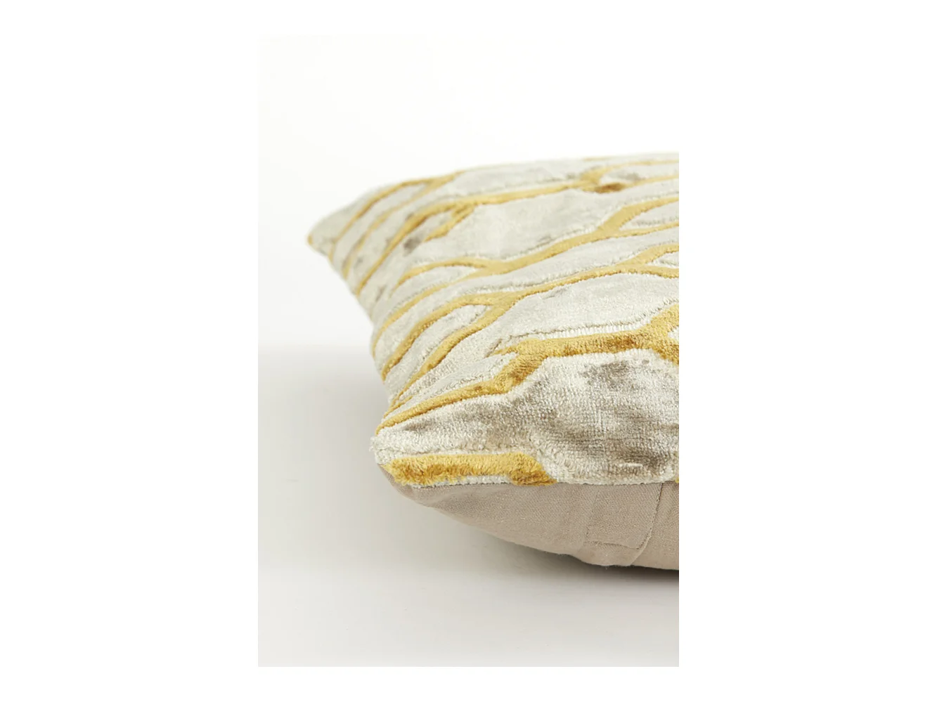 Coussin JEMBANA - 45x45cm - Jaune