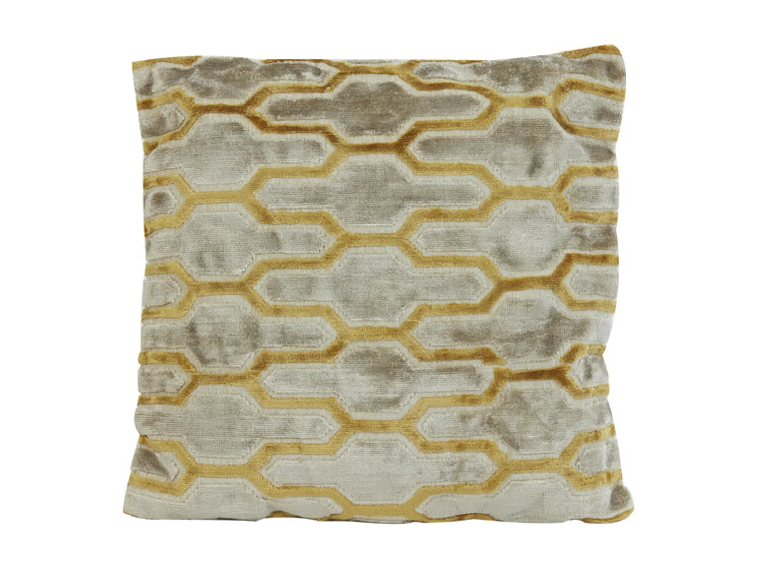 Kussen JEMBANA - 45x45cm - Geel