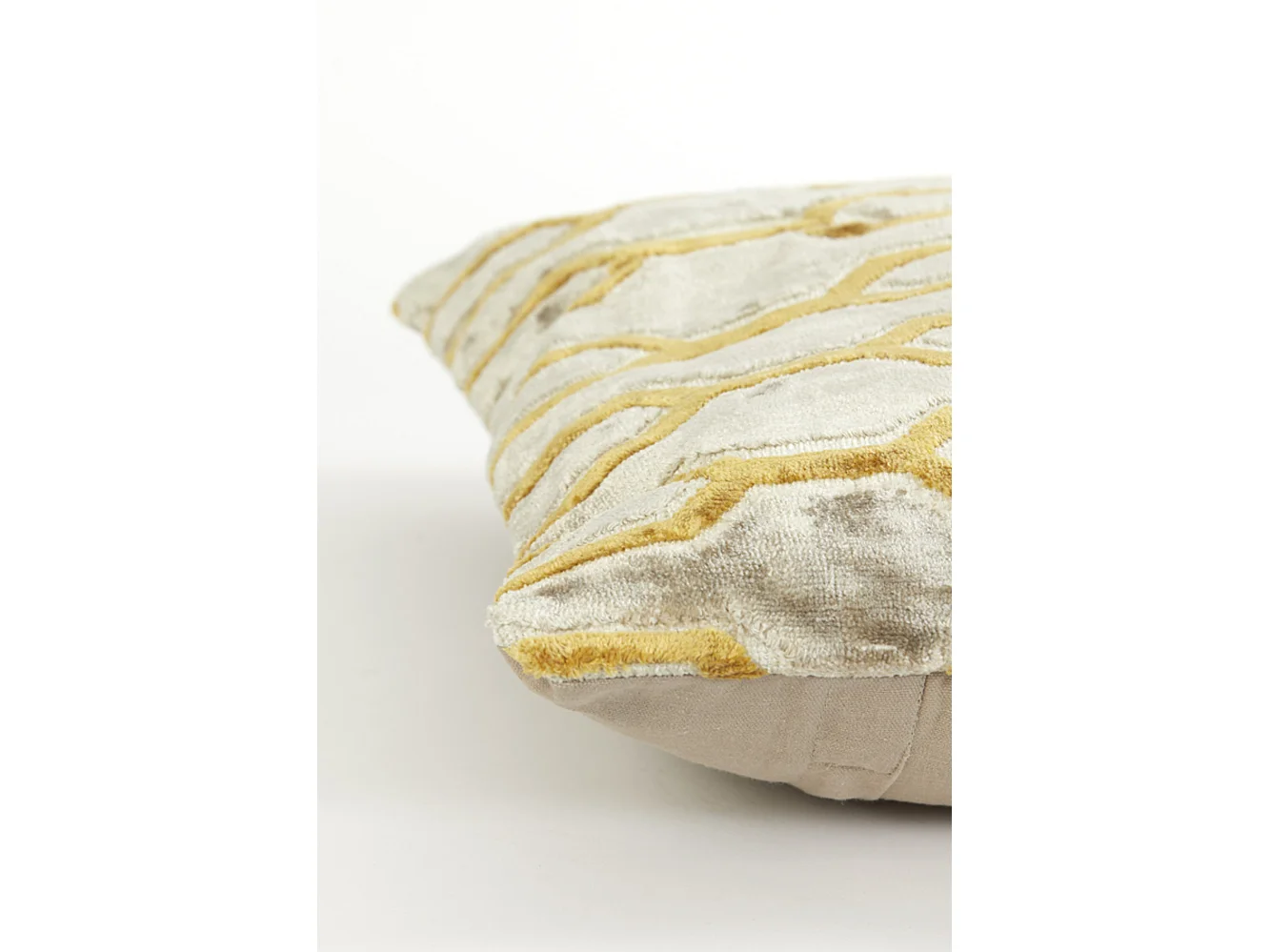 Kussen JEMBANA - 45x45cm - Geel