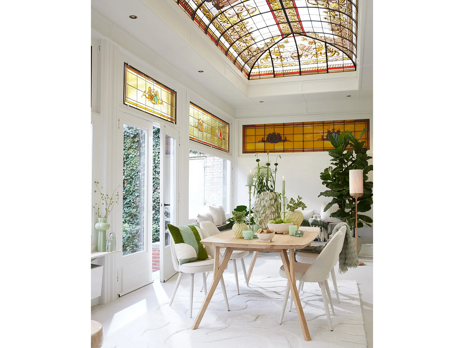 Coussin TOFNA - 45x45x10cm - Vert