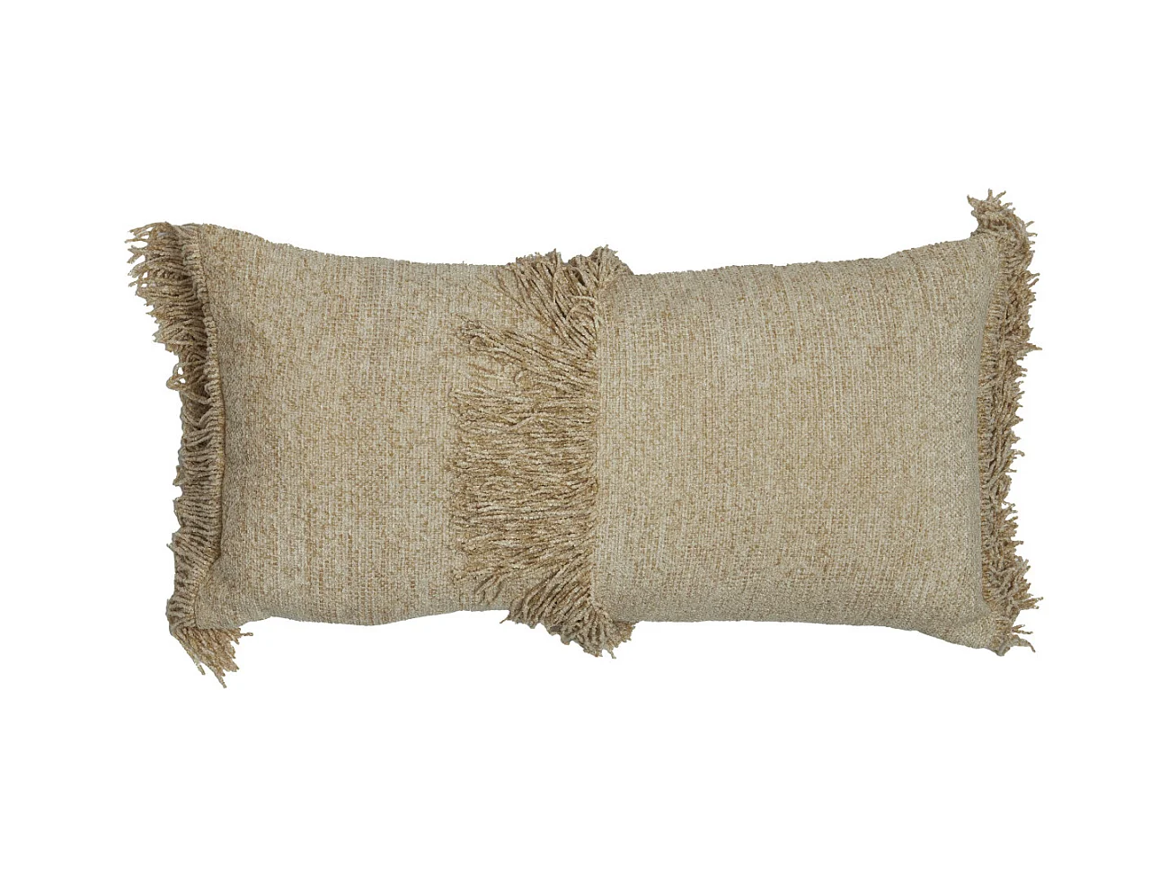 Coussin LUANI - 60x30x10cm - Blanc