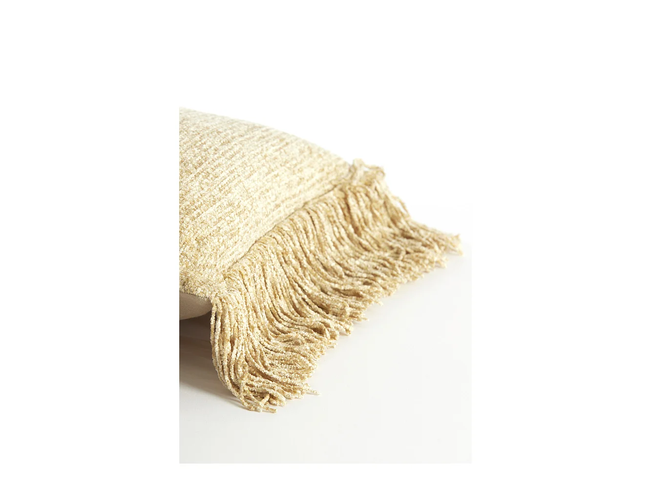 Coussin LUANI - 60x30x10cm - Blanc
