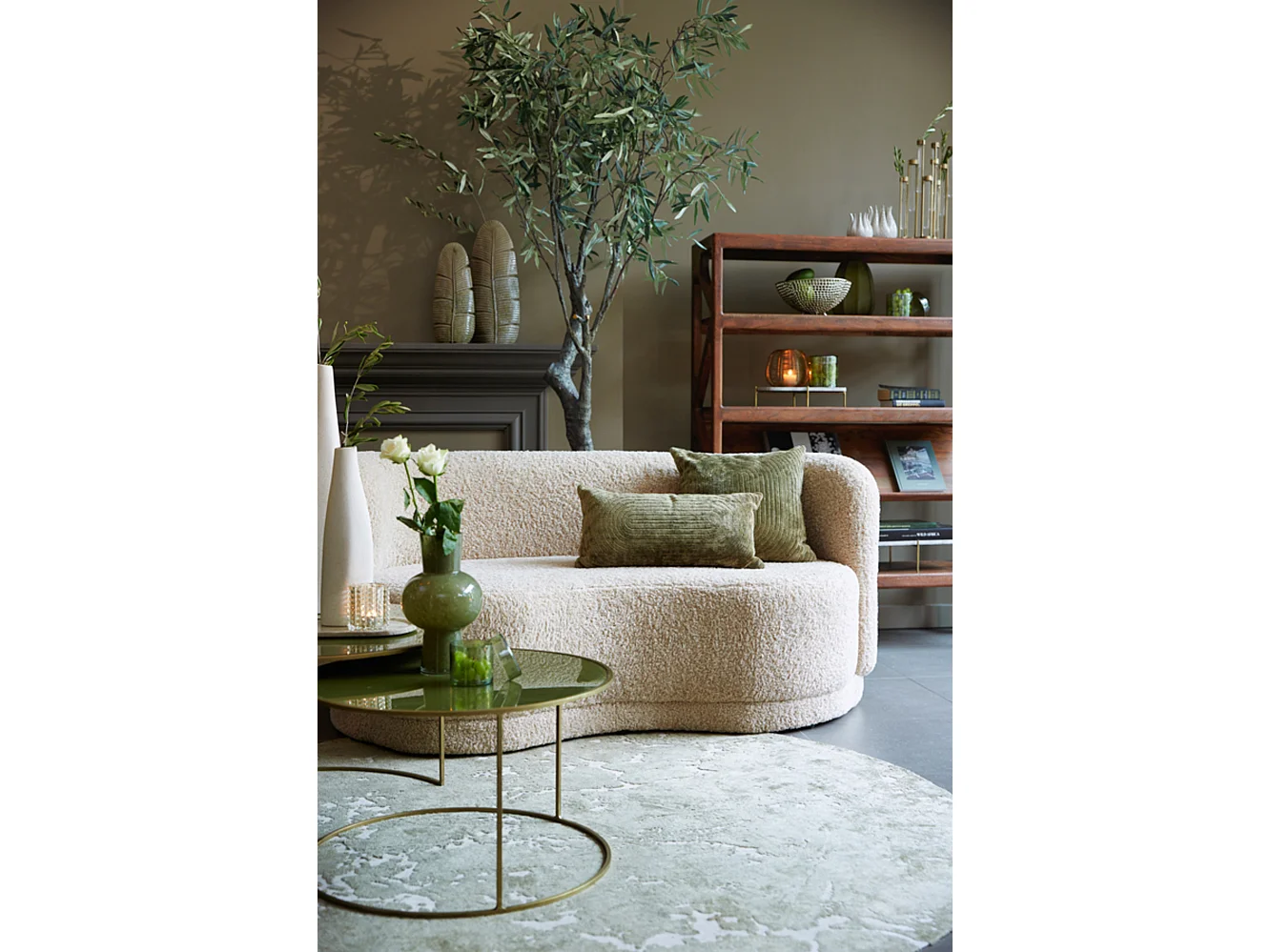 Coussin RUHLA - 45x45cm - Vert