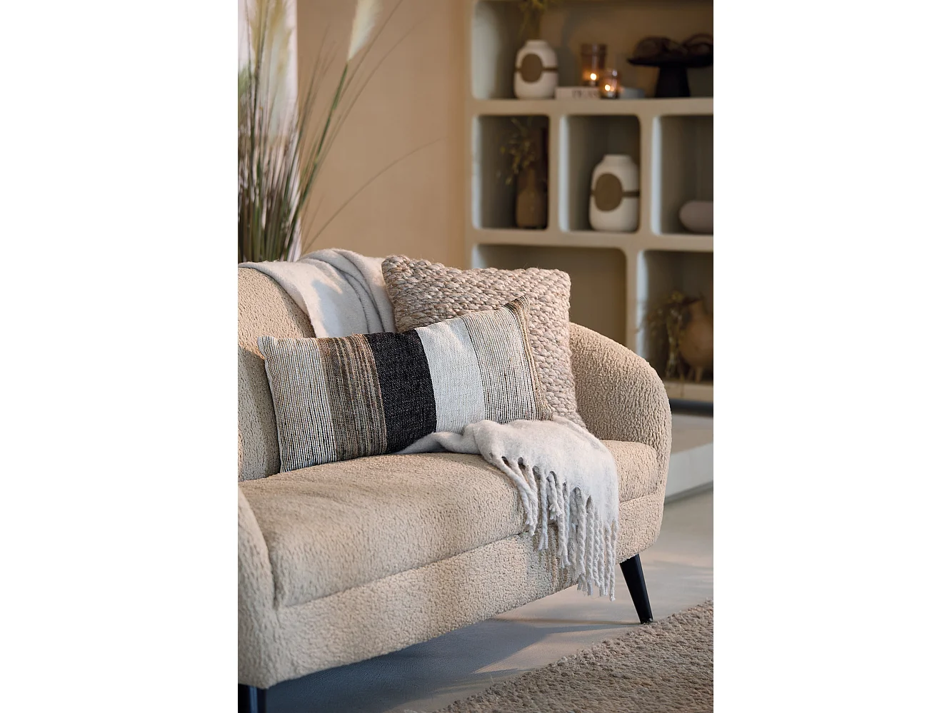 Coussin TRENETA - 45x45cm - Marron