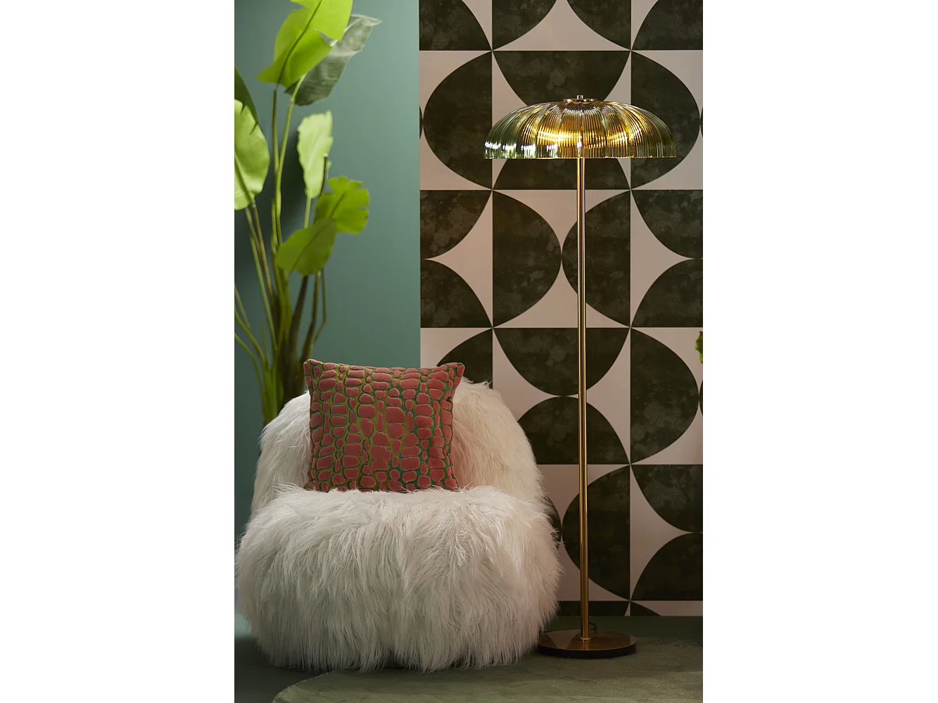 Coussin TOMBA - 45x45cm - Vert