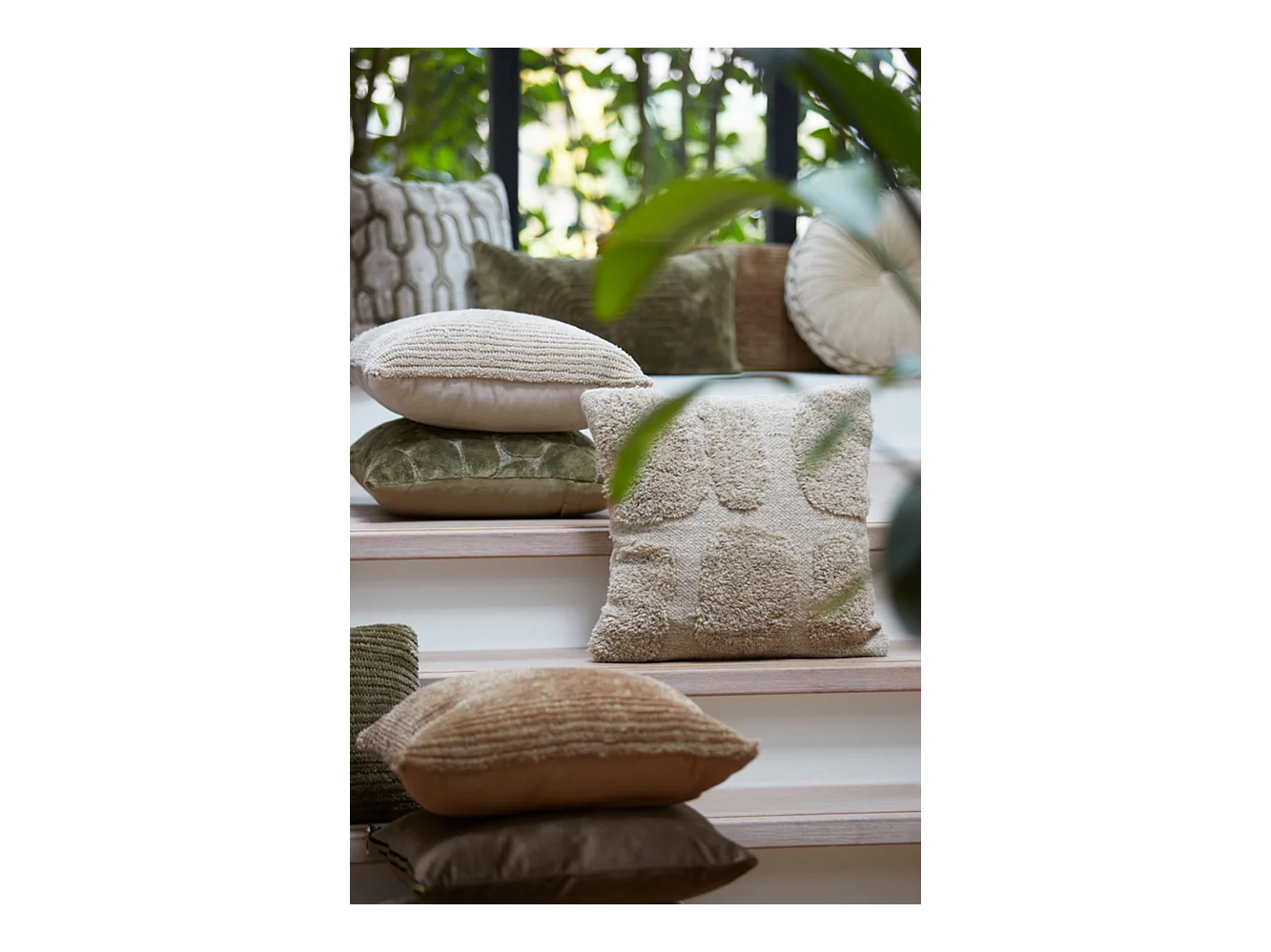 Coussin OURS - 40x40cm - Doré