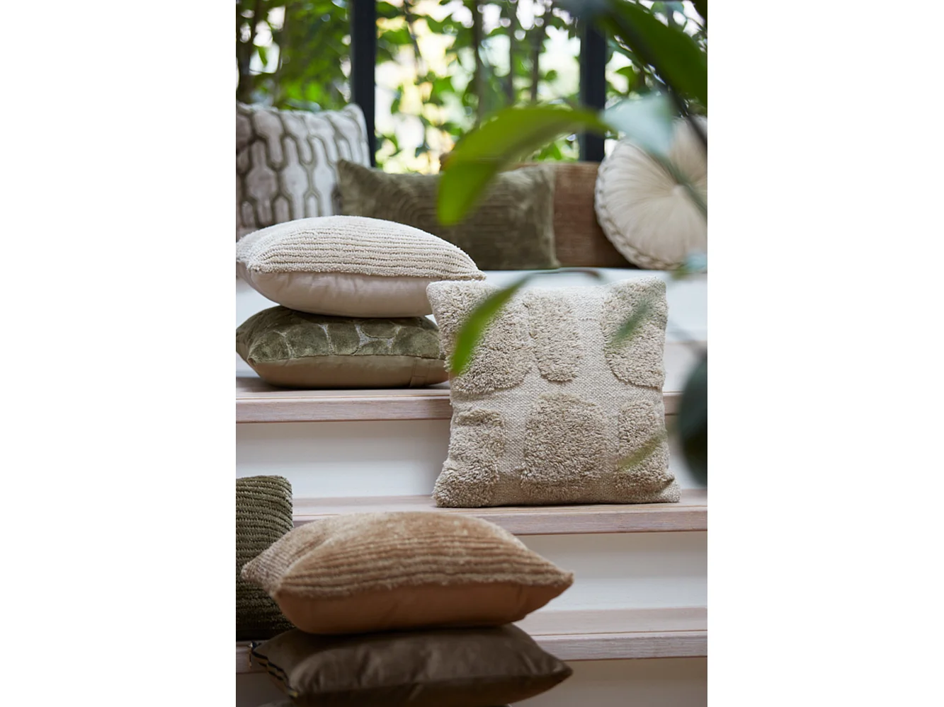 Coussin OURS - 40x40cm - Doré