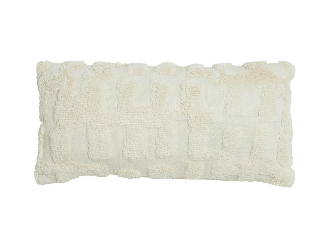 Coussin SARMI - 60x30x10cm - Blanc