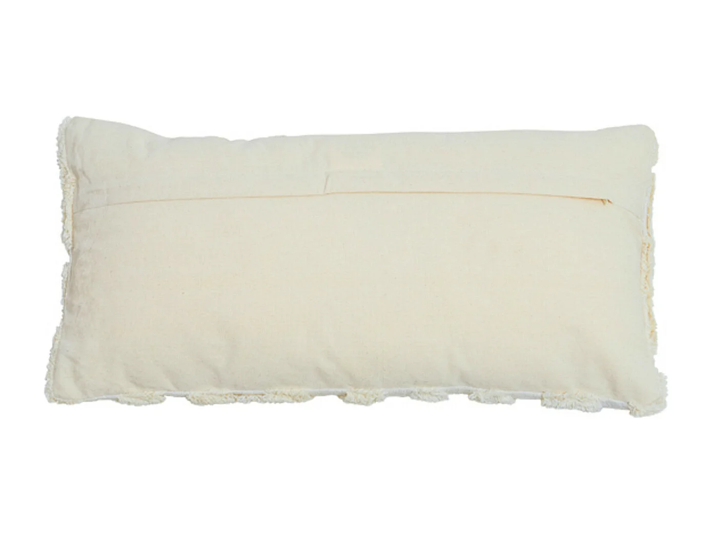 Coussin SARMI - 60x30x10cm - Blanc