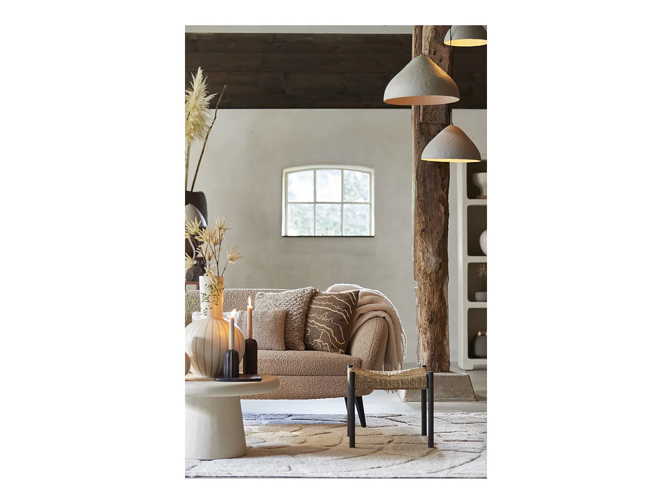 Coussin CASTRO - 45x45cm - Marron