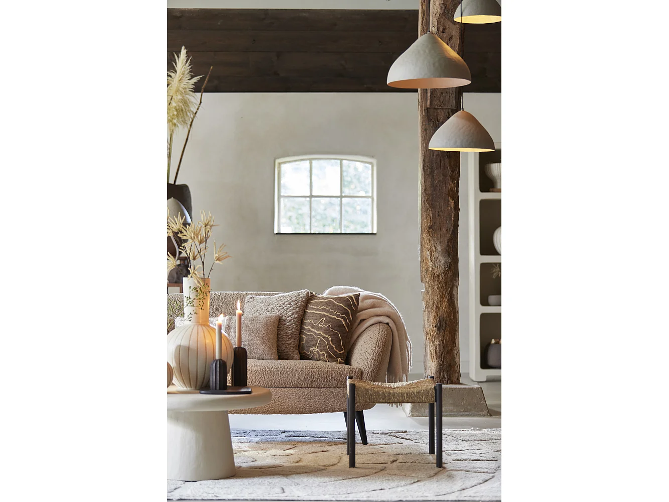 Coussin CASTRO - 45x45cm - Marron