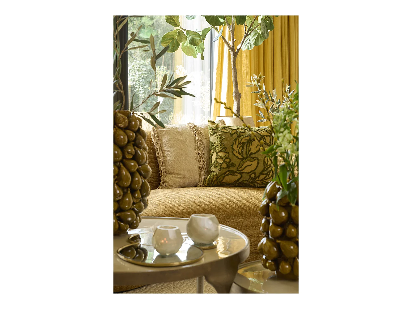 Coussin CAVAZZO - 45x45cm - Vert