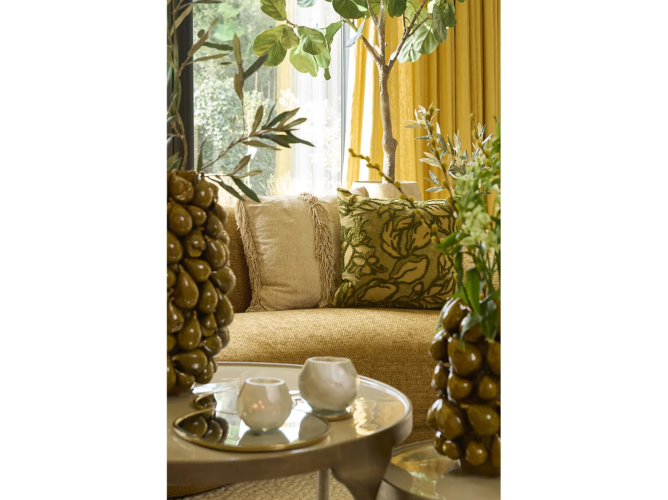 Kissen CAVAZZO - 45x45cm - Grün