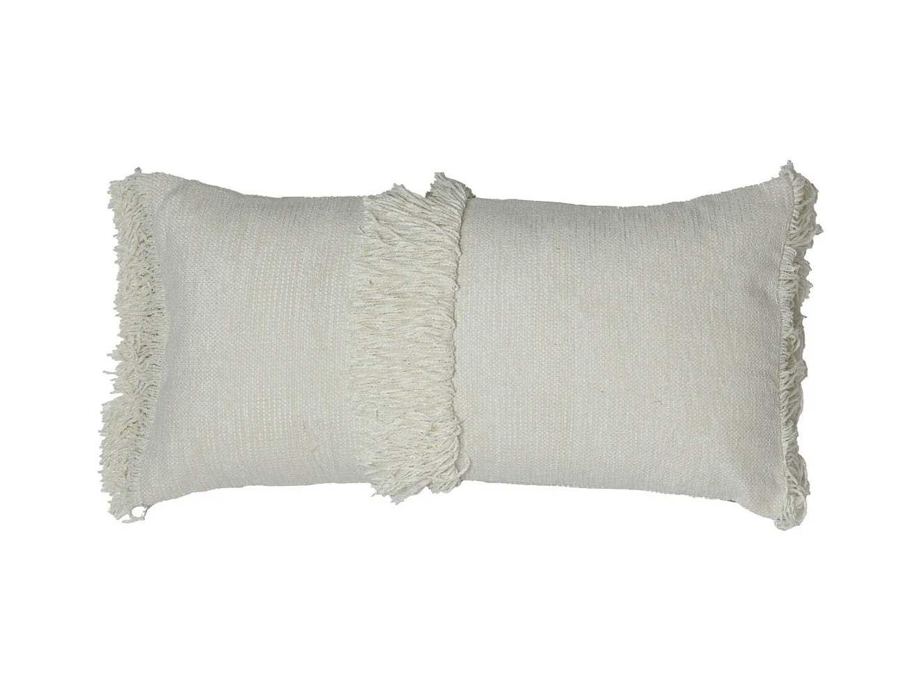 Coussin LUANI - 60x30x10cm - Blanc