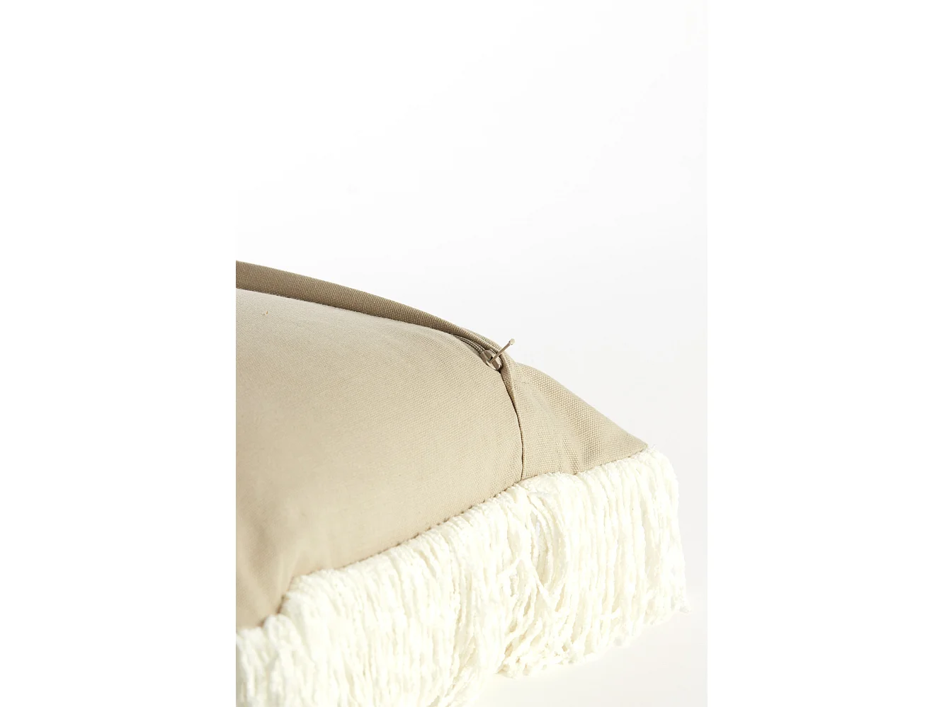 Coussin LUANI - 60x30x10cm - Blanc