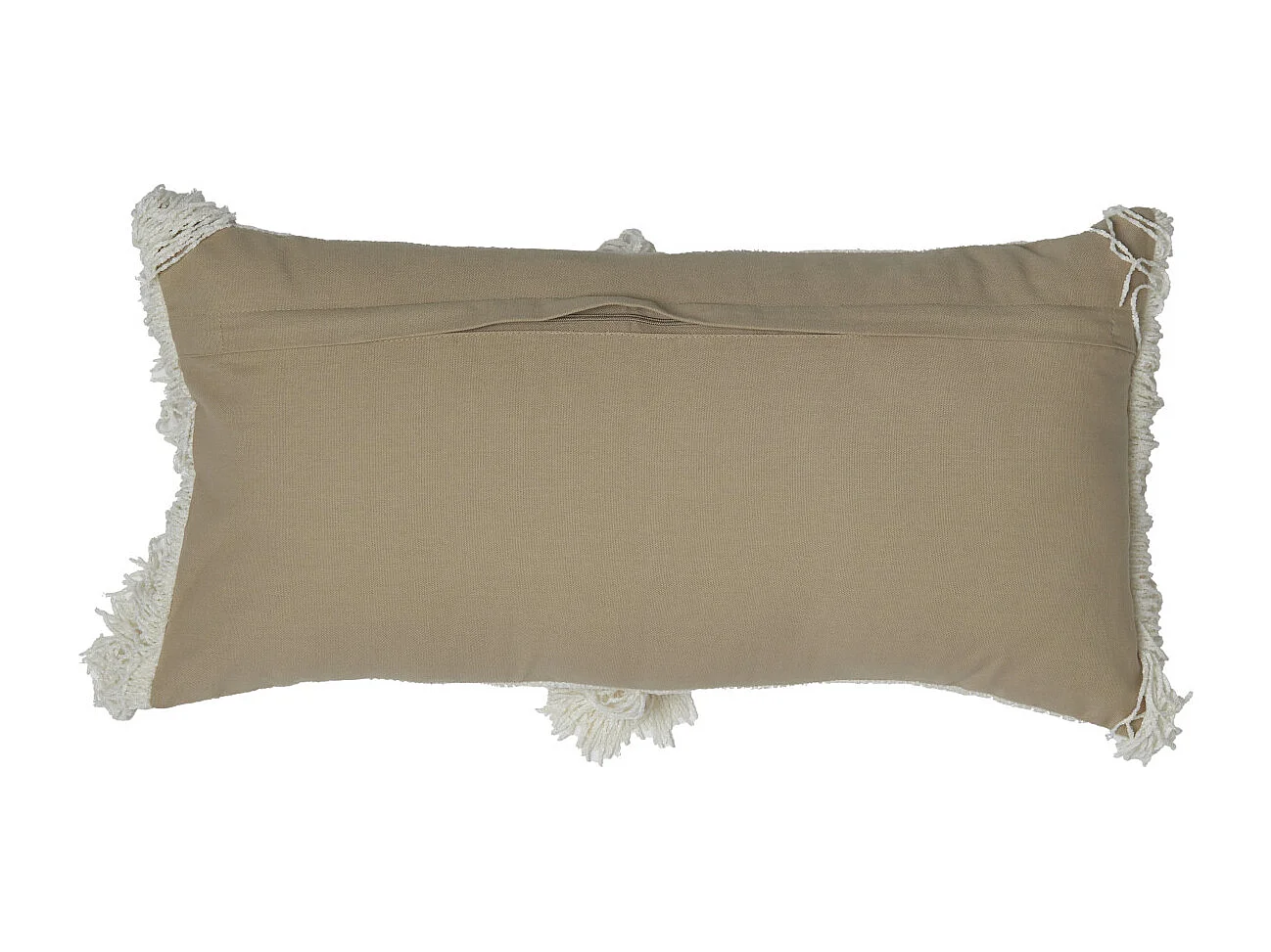 Coussin LUANI - 60x30x10cm - Blanc