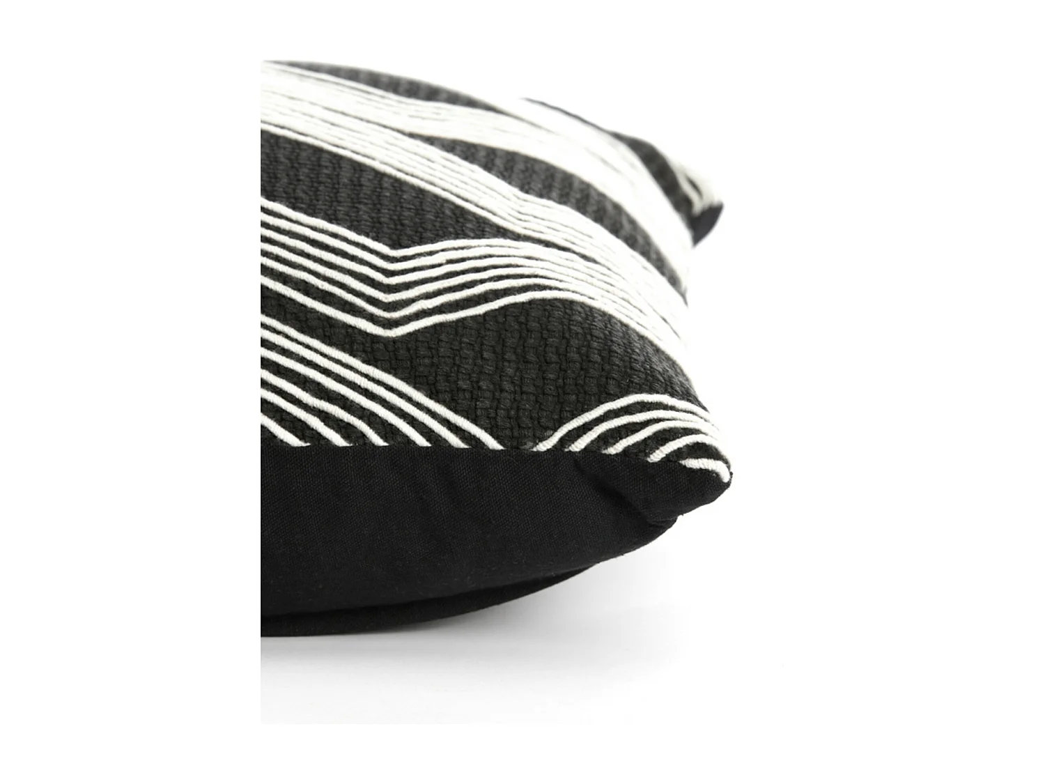 Kussen MACKEY - 45x45cm - Zwart