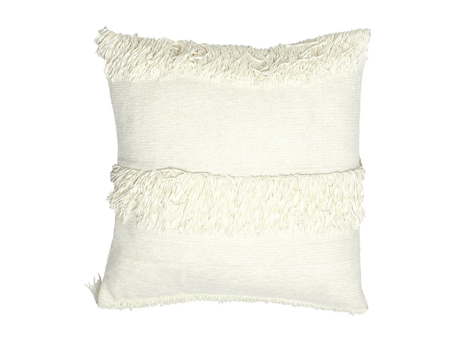 Coussin LUANI - 45x45cm - Blanc
