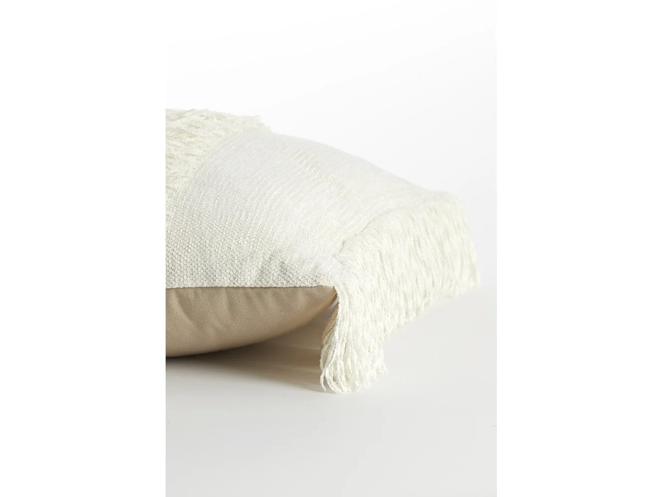 Coussin LUANI - 45x45cm - Blanc