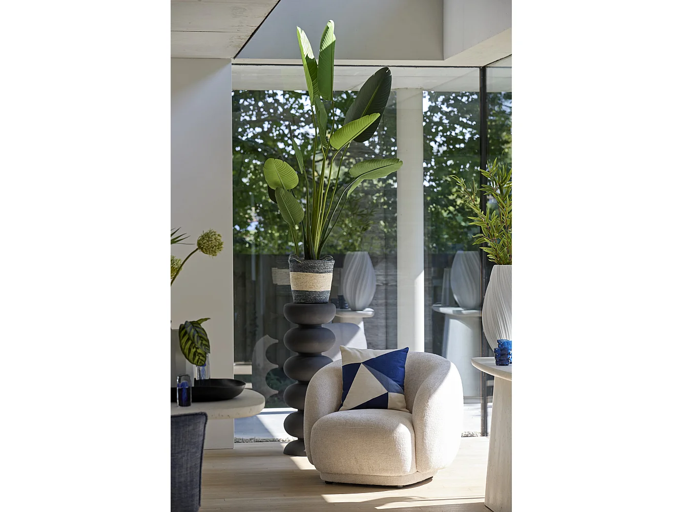 Coussin REJAS - 45x45cm - Bleu