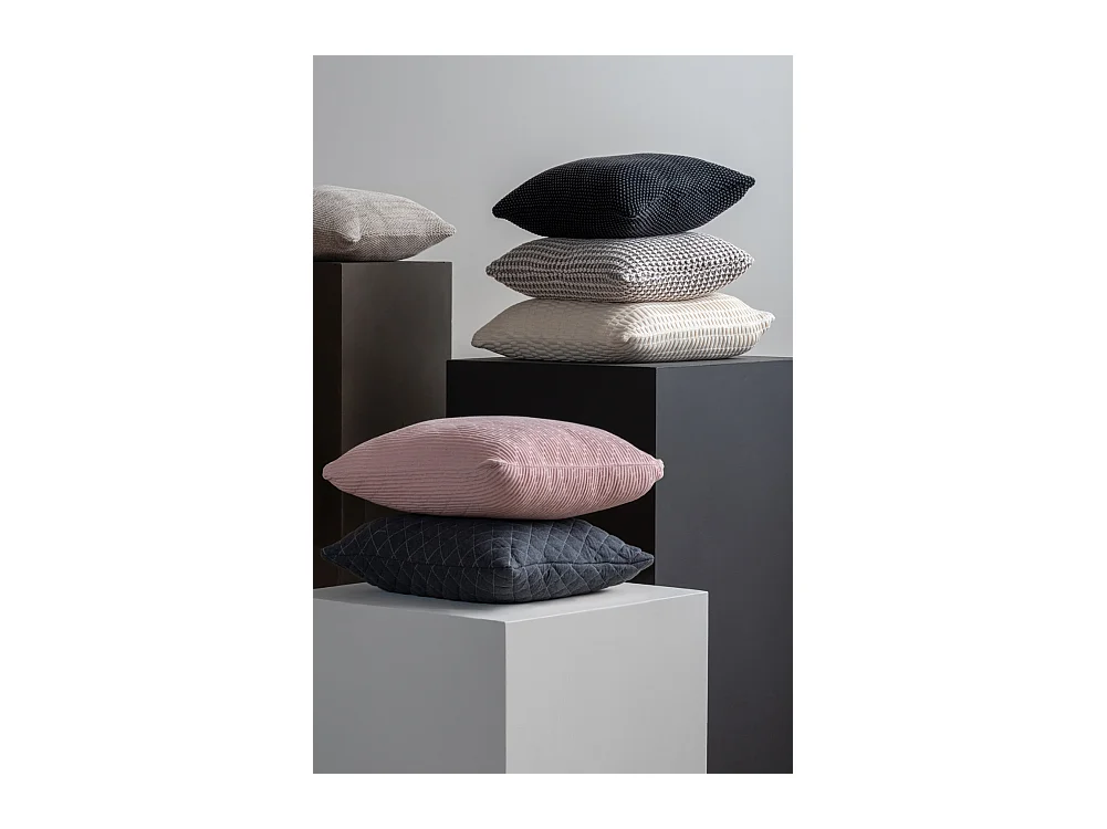 Dekokissen Diamonds Quilted - Dunkelgrau