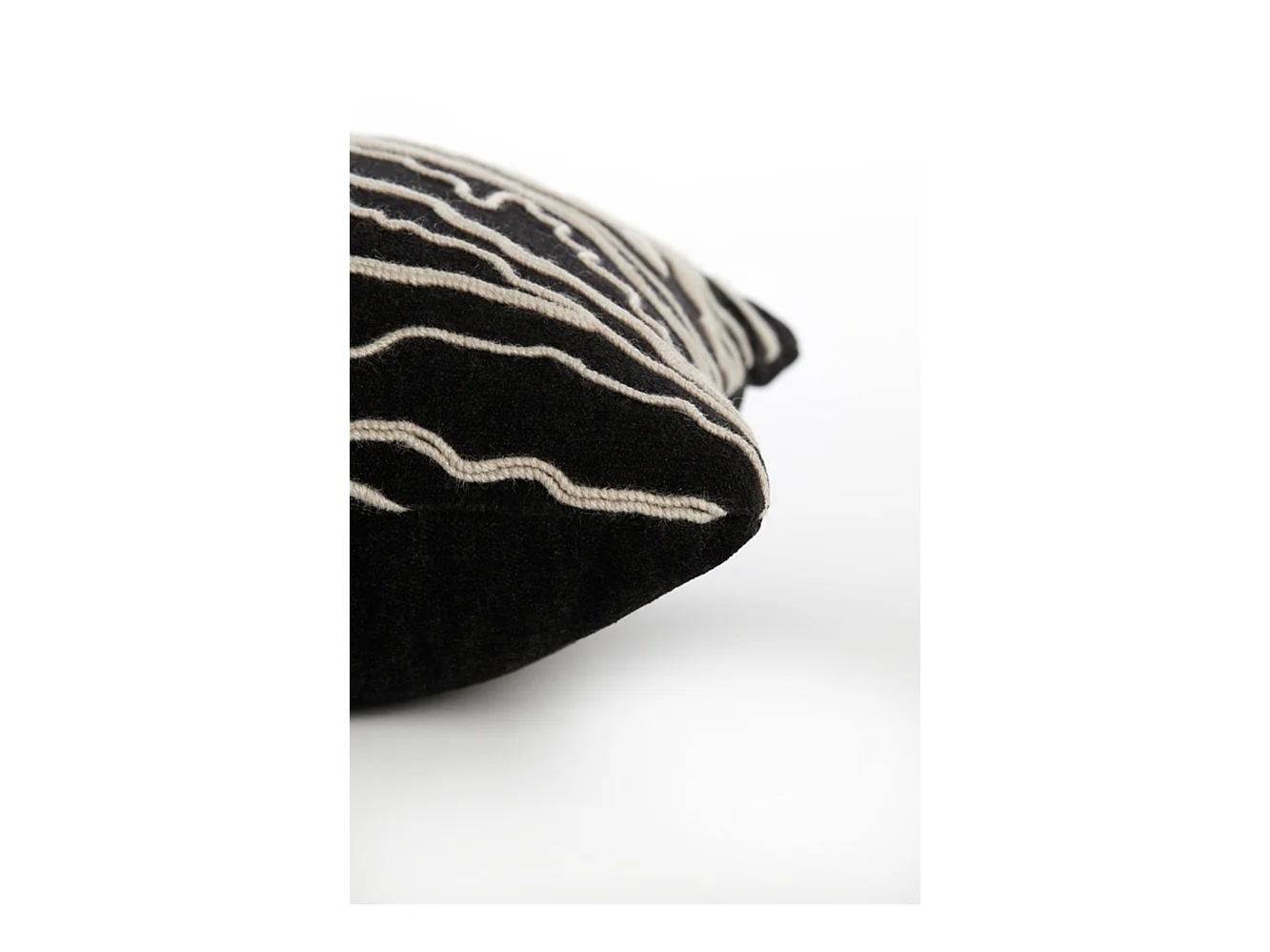 Coussin CASTRO - 45x45cm - Noir