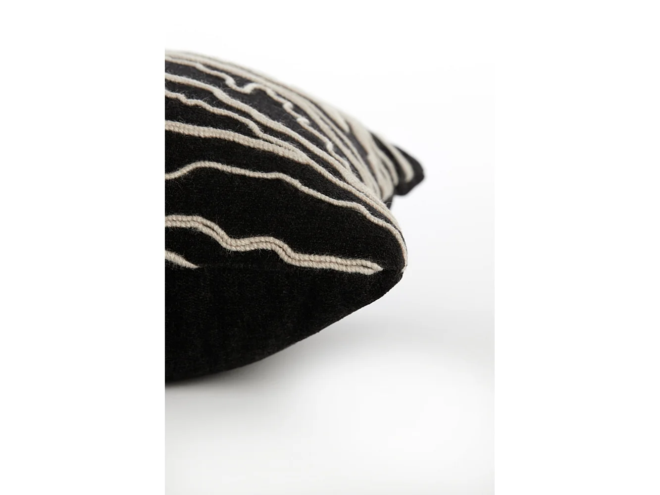 Coussin CASTRO - 45x45cm - Noir