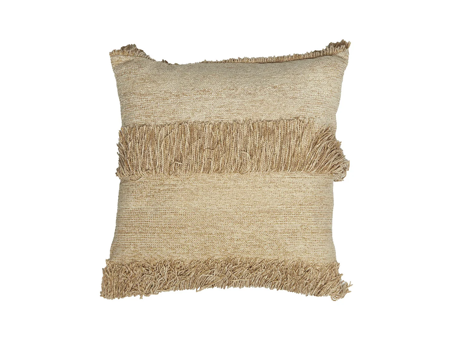 Coussin LUANI - 45x45x10cm - Blanc