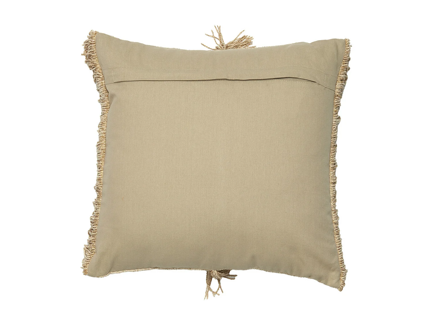 Coussin LUANI - 45x45x10cm - Blanc