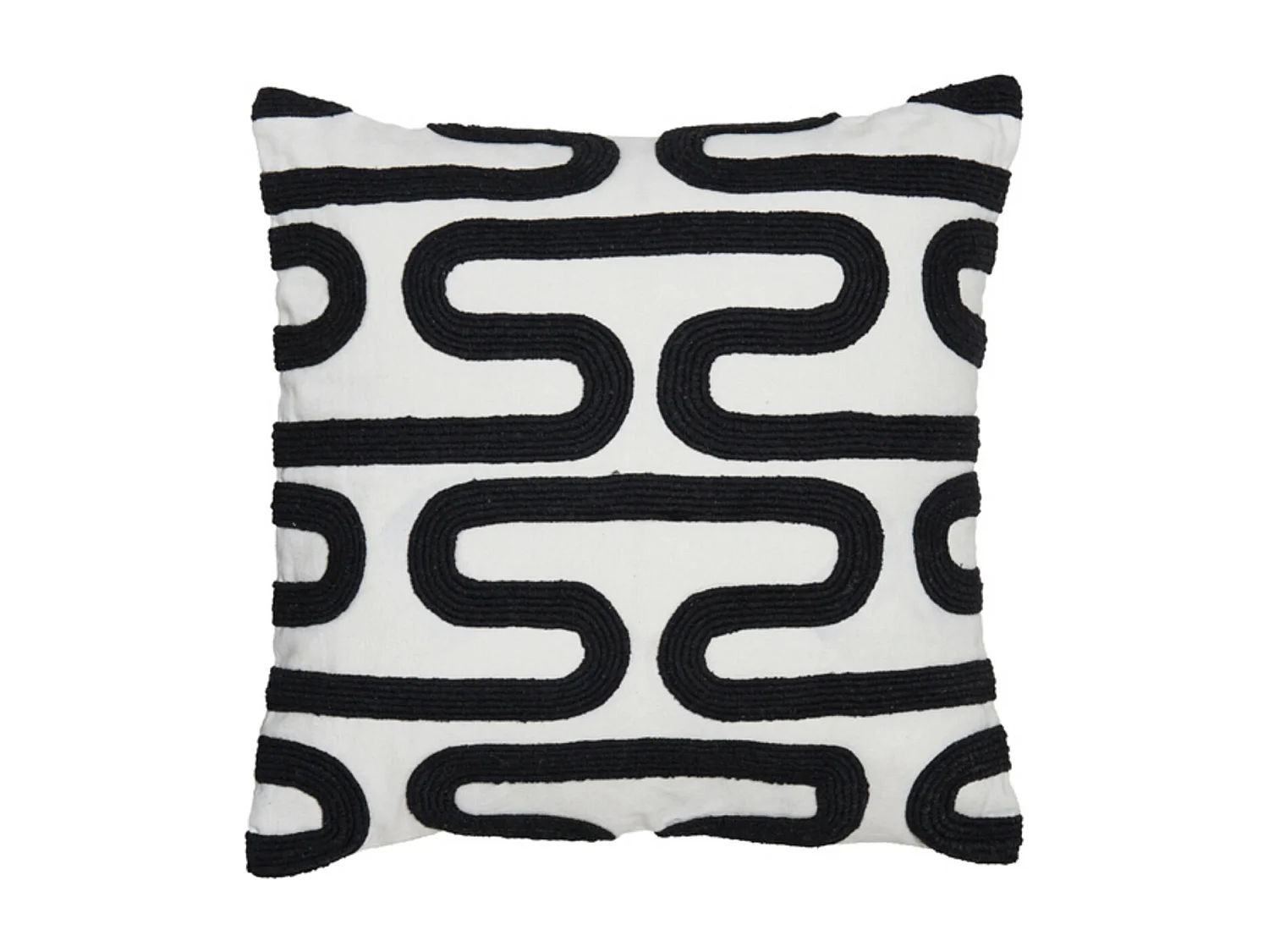 Kissen OSHAWA - 45x45cm - Schwarz