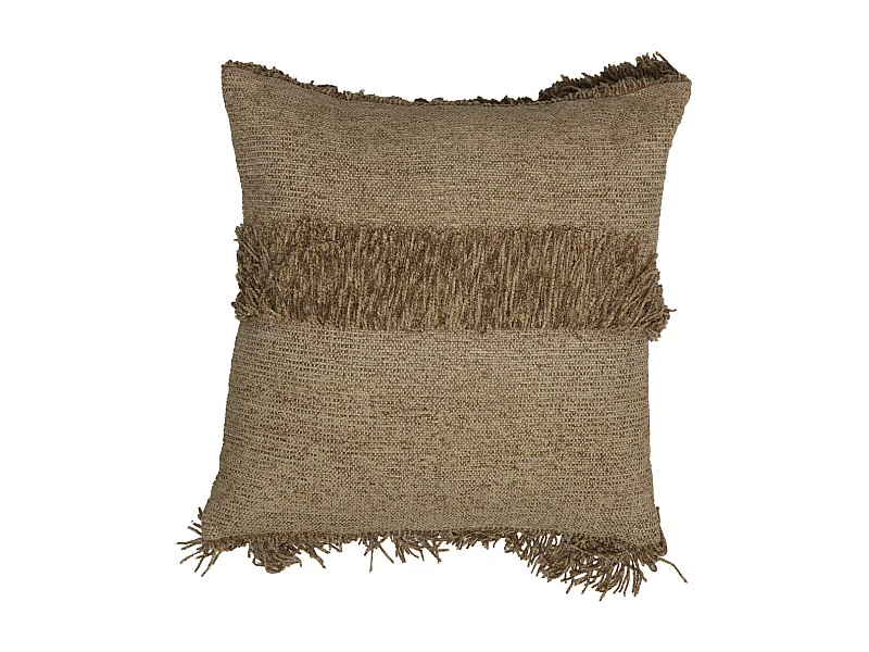 Coussin LUANI - 45x45cm - Marron