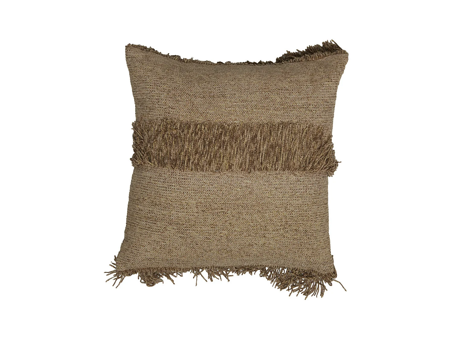 Coussin LUANI - 45x45cm - Marron