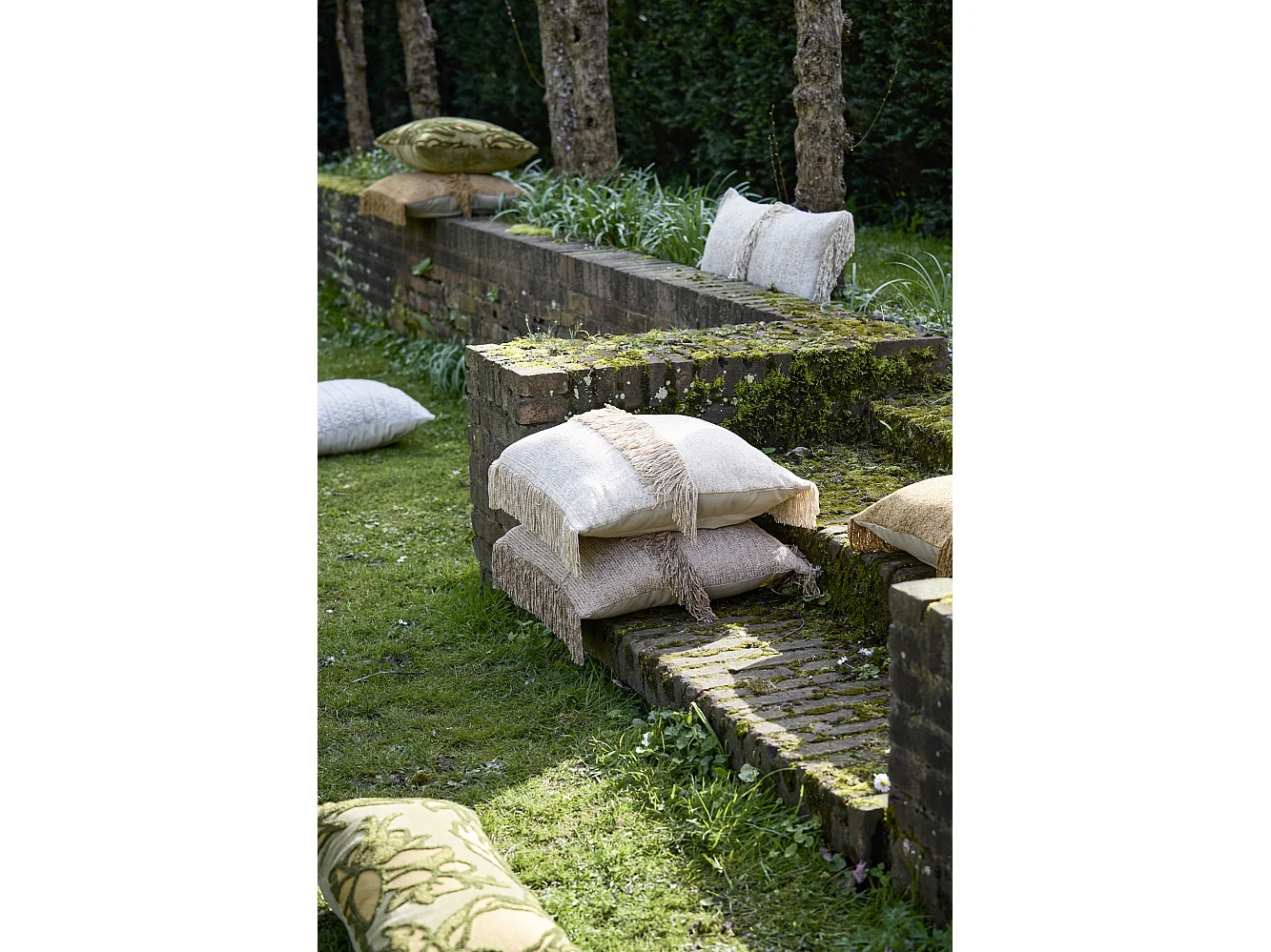 Coussin LUANI - 45x45cm - Marron