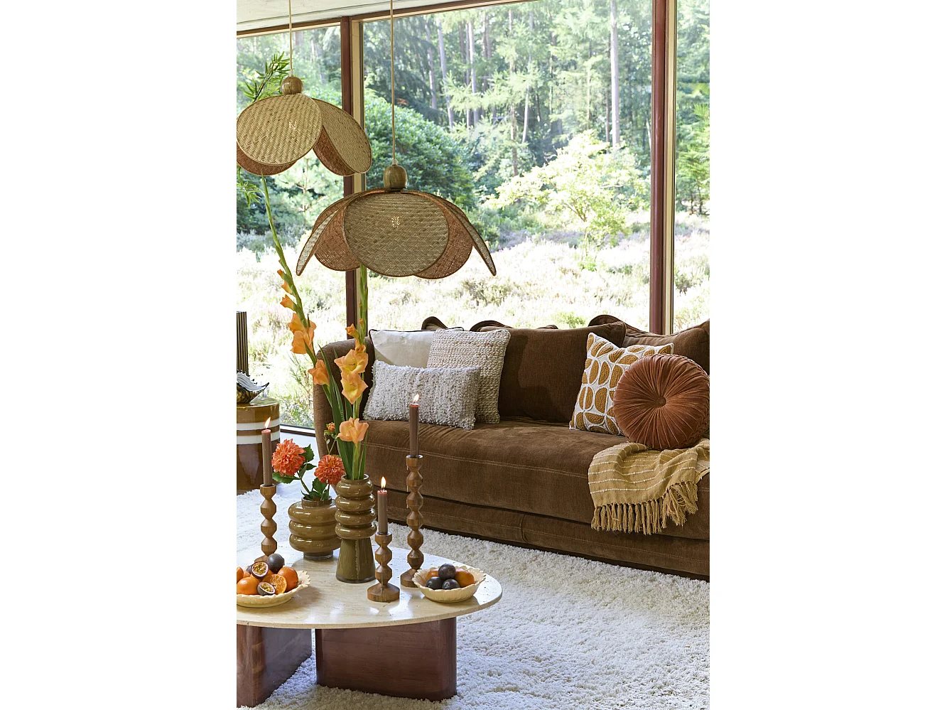 Kissen JOLITA - 45x45cm - Braun