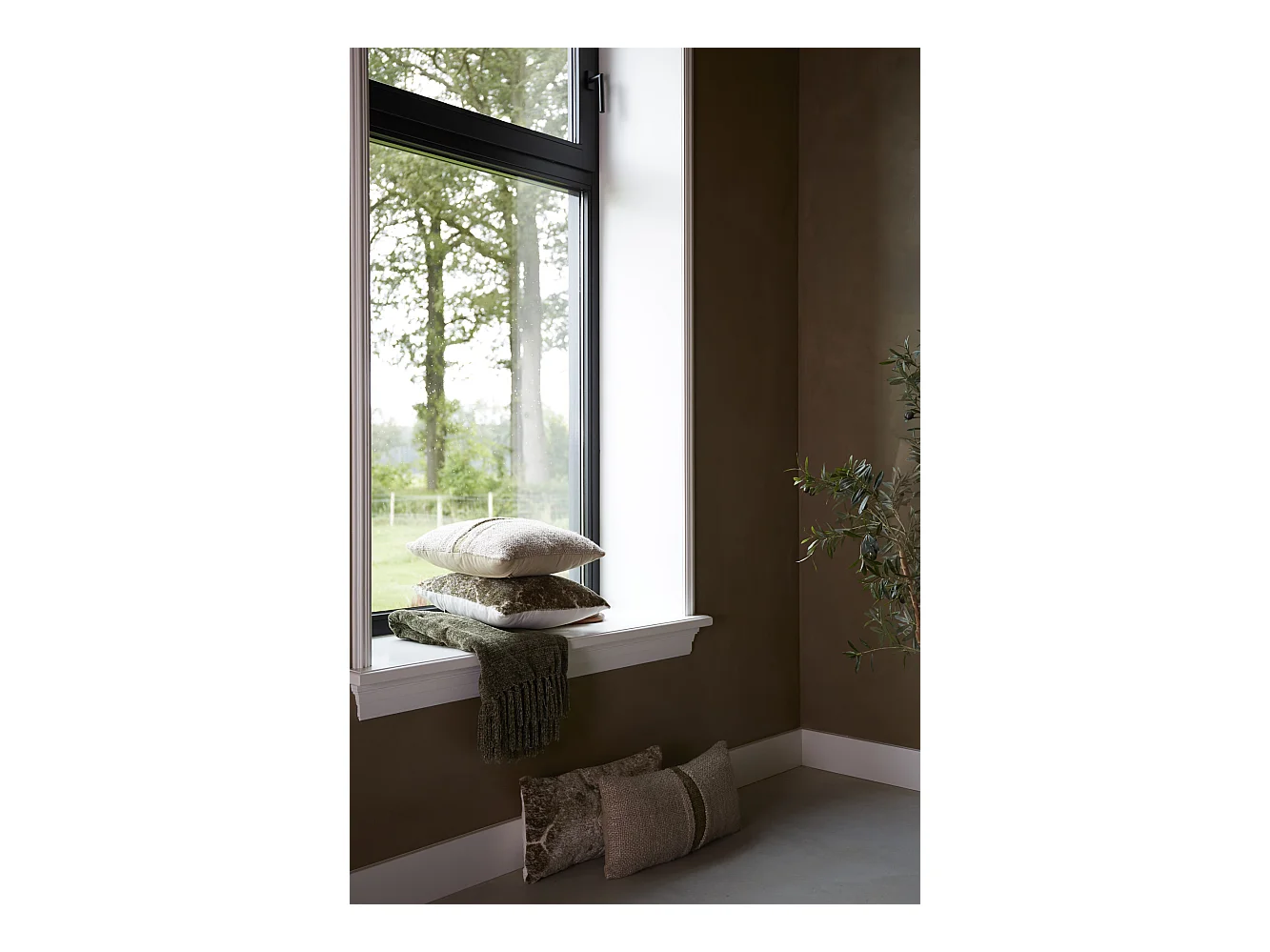 Coussin LEVIS - 60x30x10cm - Marron