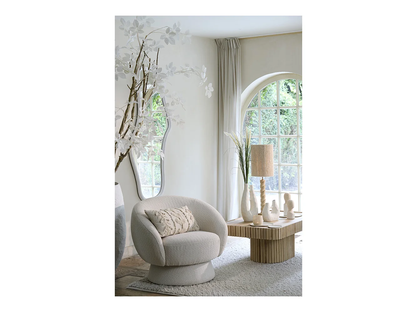 Coussin CINETO - 60x30x10cm - Marron