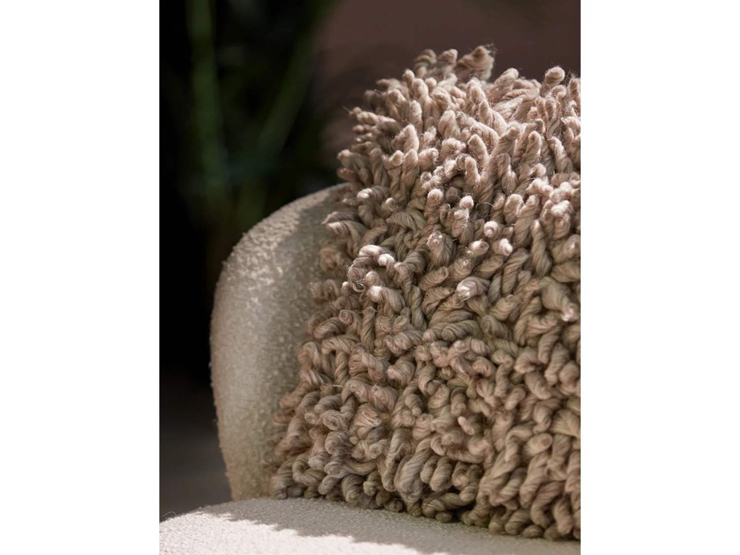 Coussin COMALLO - 45x45cm - Gris