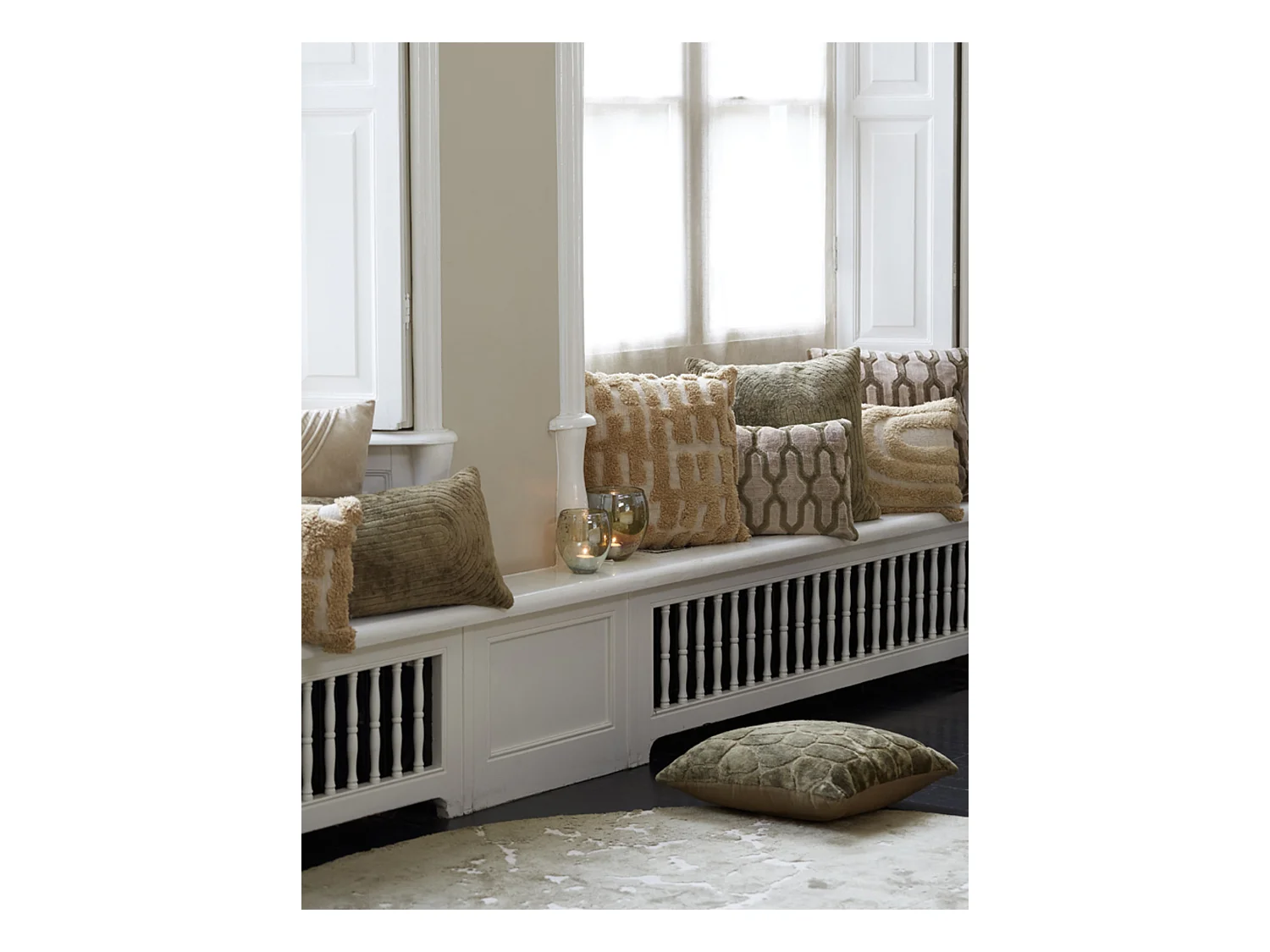 Coussin SARMI - 45x45cm - Vert