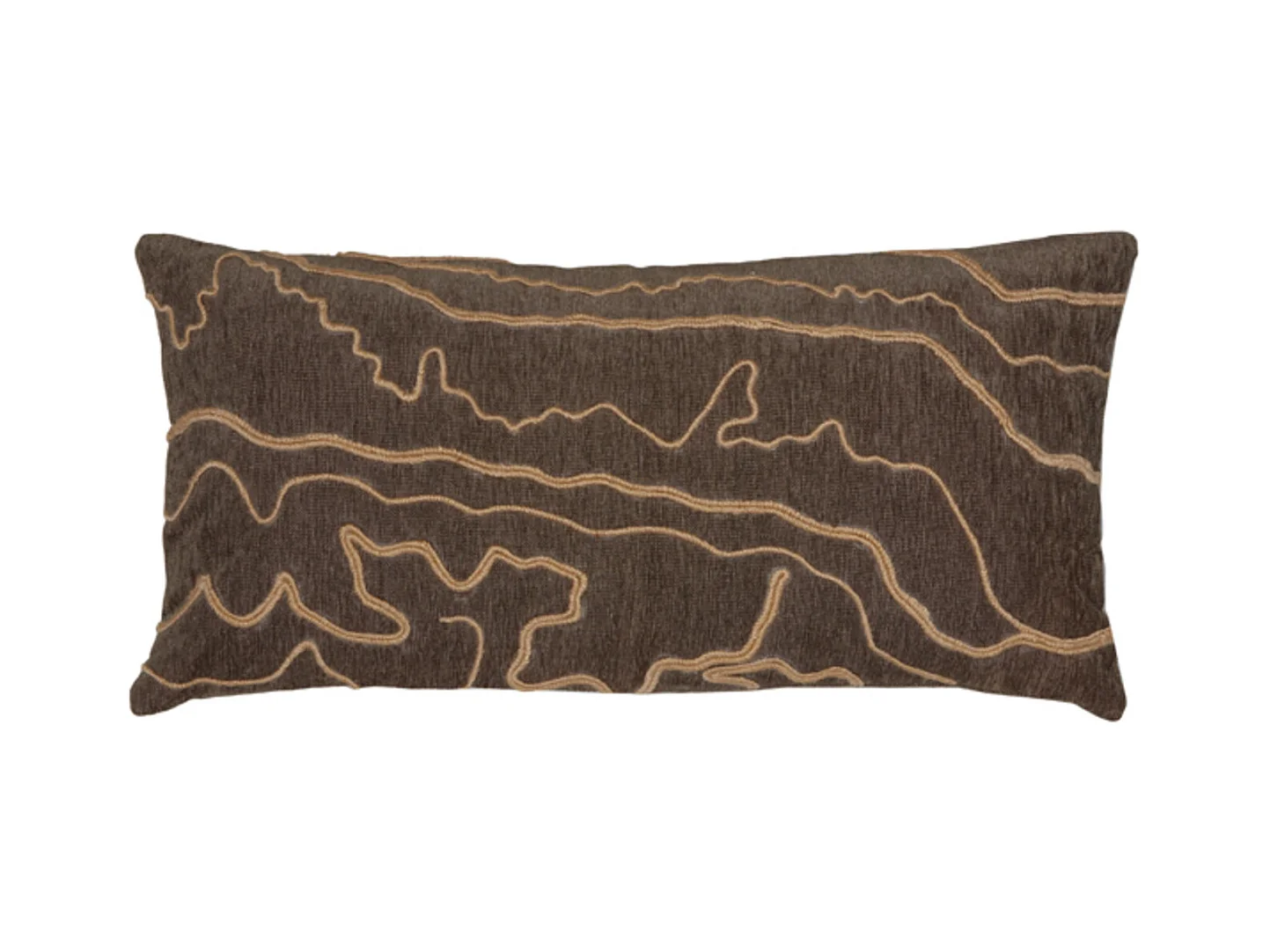 Coussin CASTRO - 60x30x10cm - Marron