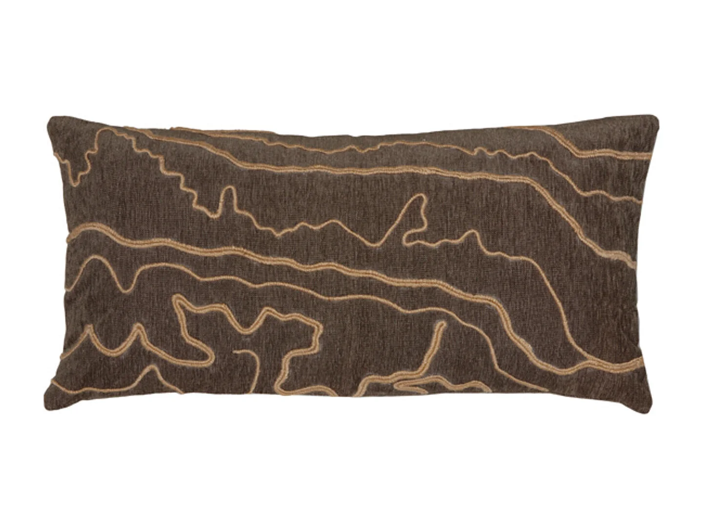 Coussin CASTRO - 60x30x10cm - Marron