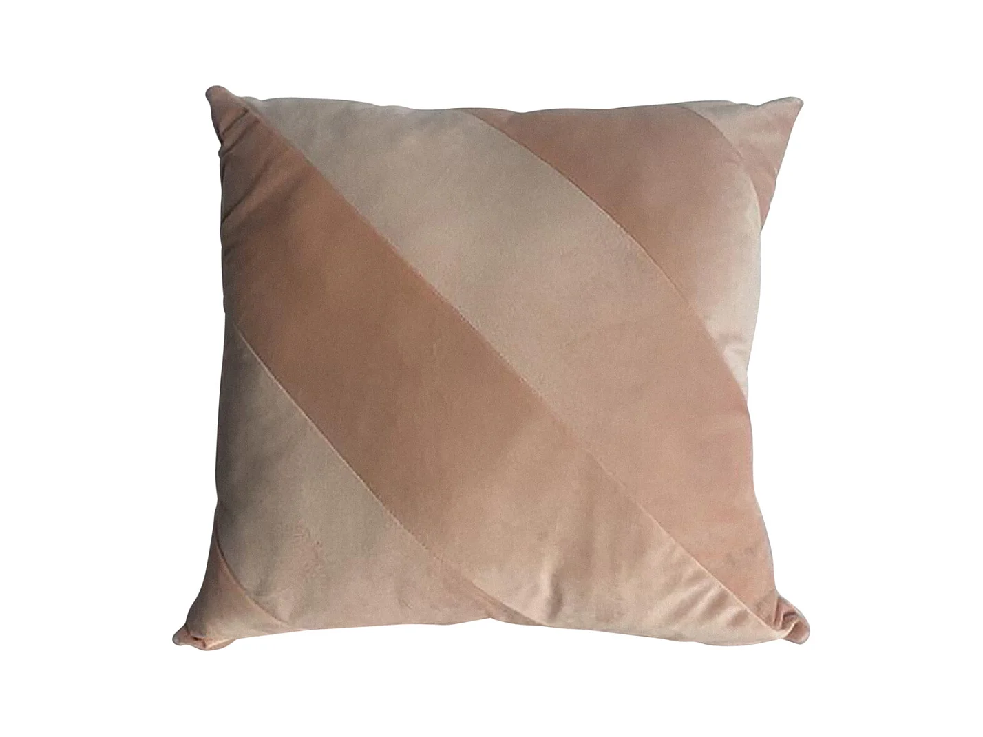 Coussin carré Tono - Pêche orange