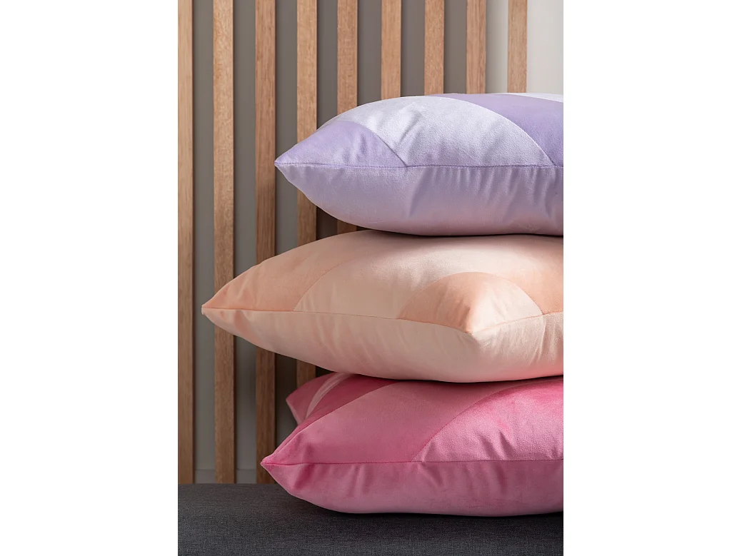 Coussin carré Tono - Pêche orange