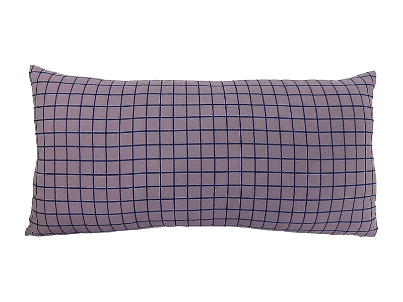 Kissen Cuadro Rectangle - Zartes Lila & Dunkelblau
