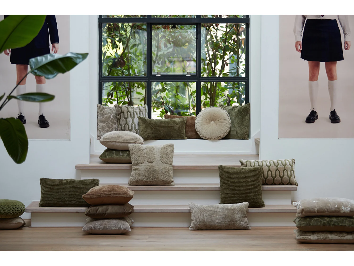 Coussin ROBY - 60x30x10cm - Vert