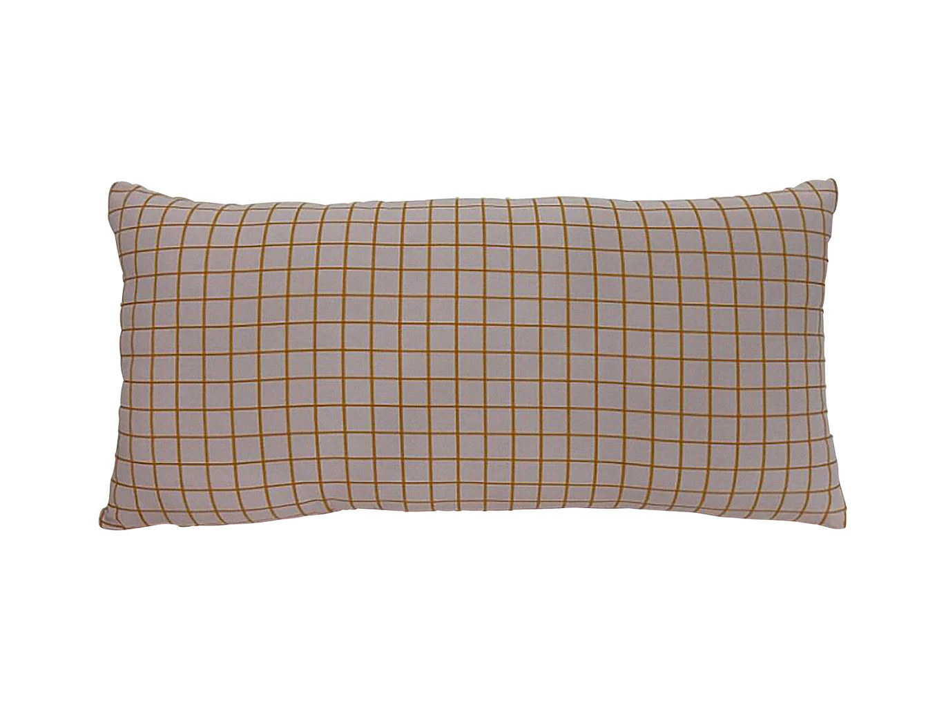 Coussin rectangulaire Cuadro - Rose pâle et orange