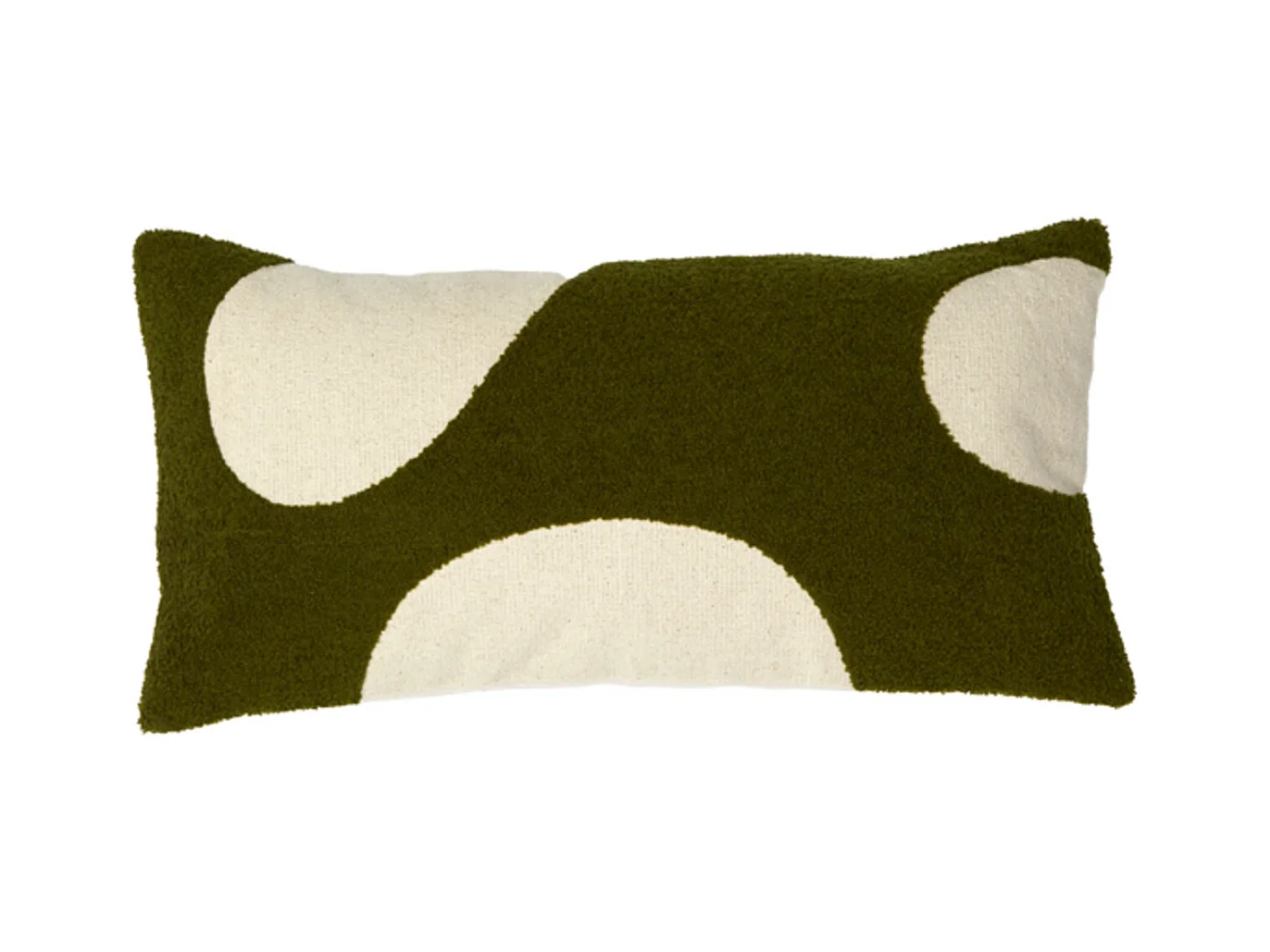 Kussen CELLIO - 60x30x10cm - Groen