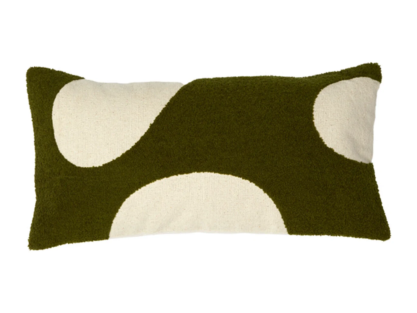 Kussen CELLIO - 60x30x10cm - Groen