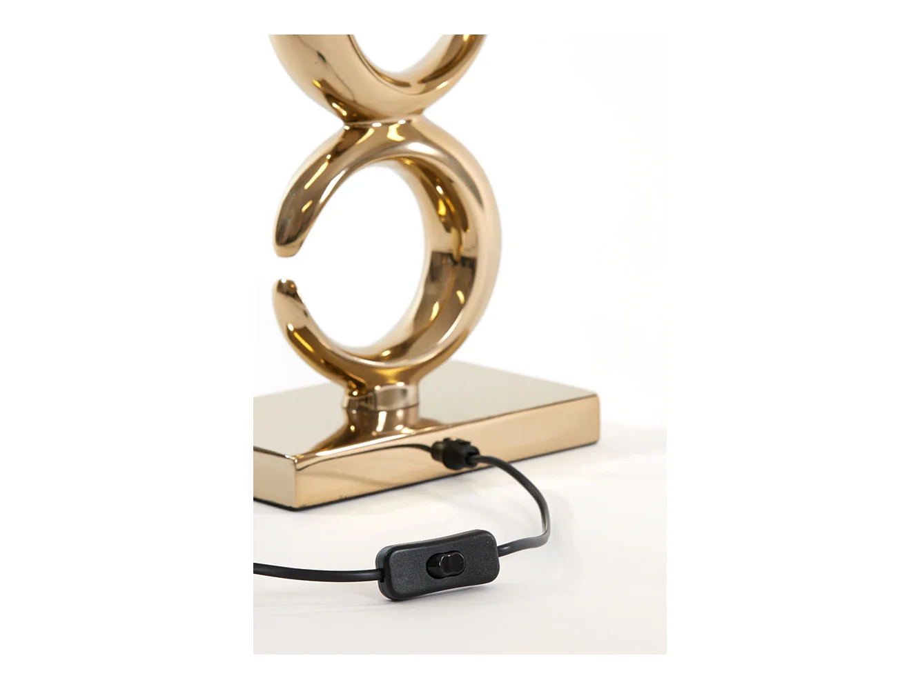 Pied de lampe MOON - 23x13x65cm - Doré